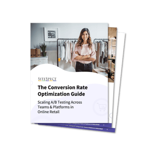 The Conversion Rate Optimization Guide Scaling AB Testing Across Teams & Platforms in Online Retail - Icon