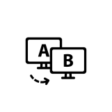 ab testing icon ab testing icon